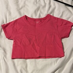 Pink Crop Top